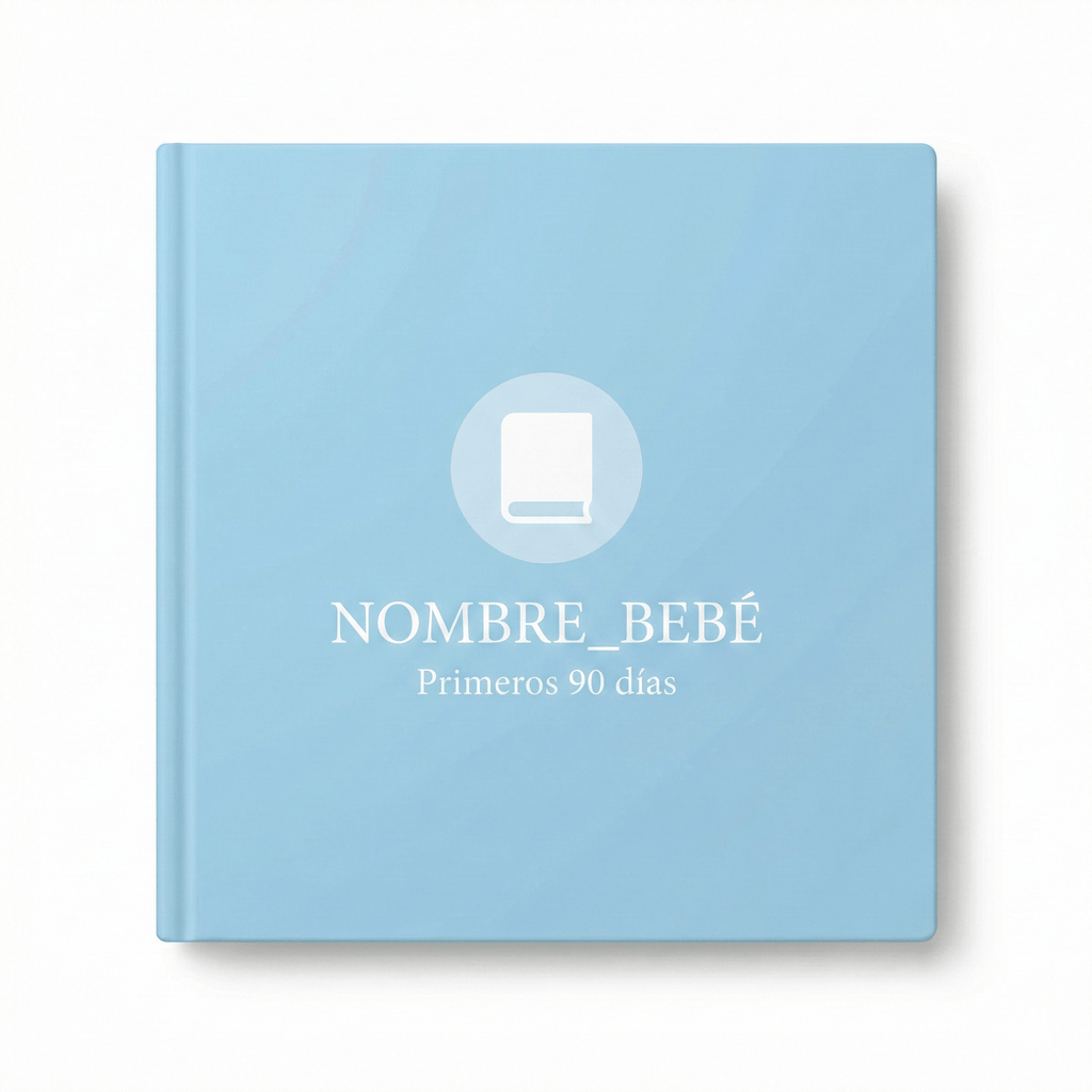 Light blue book with white text on a white background