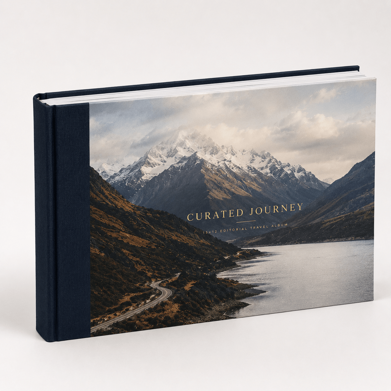 Curated Journey — 15×12 Editorial Travel Album
