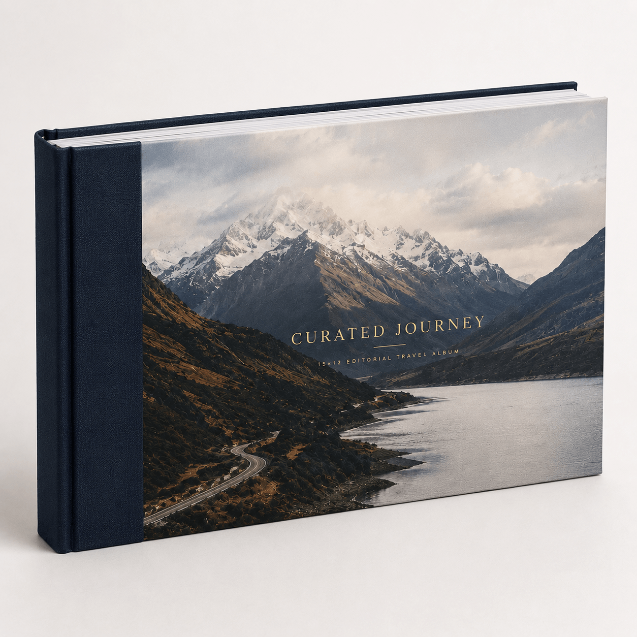 Curated Journey — 15×12 Editorial Travel Album