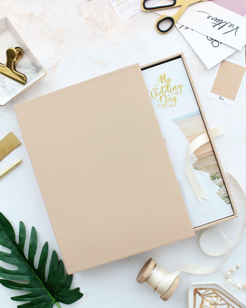 Elegant Photobook C + Box — perfect for luxury wedding memories. (Lovable)