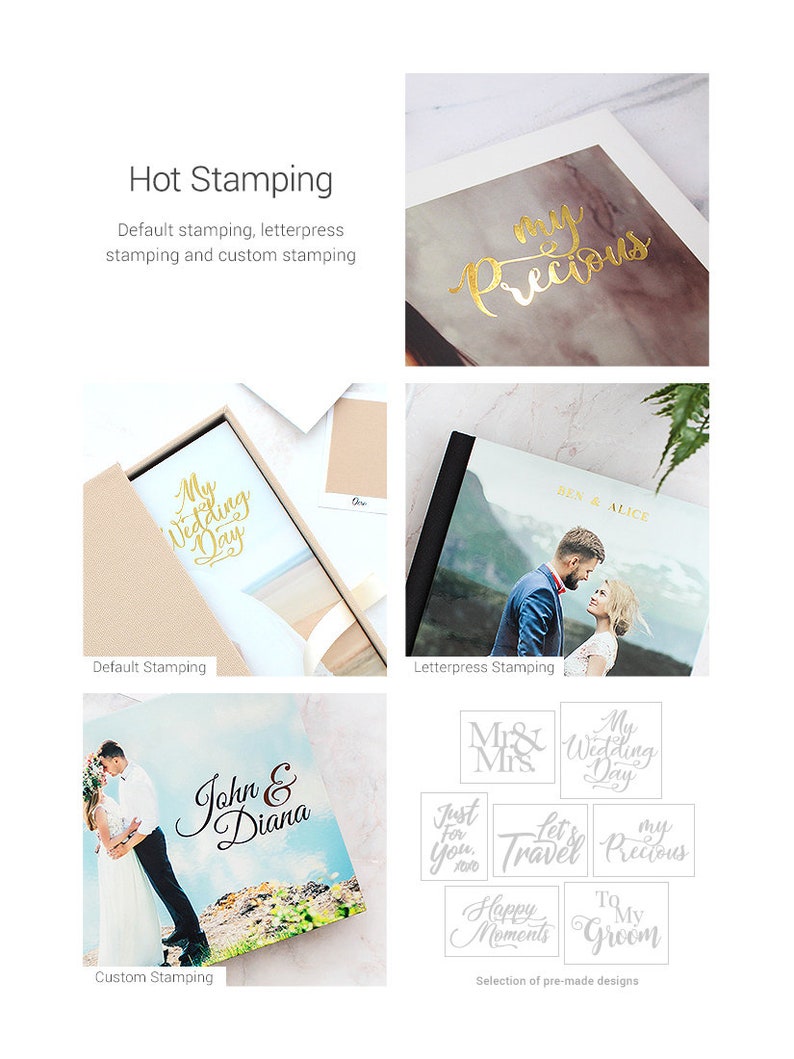 Elegant Photobook C + Box — perfect for luxury wedding memories. (Lovable)