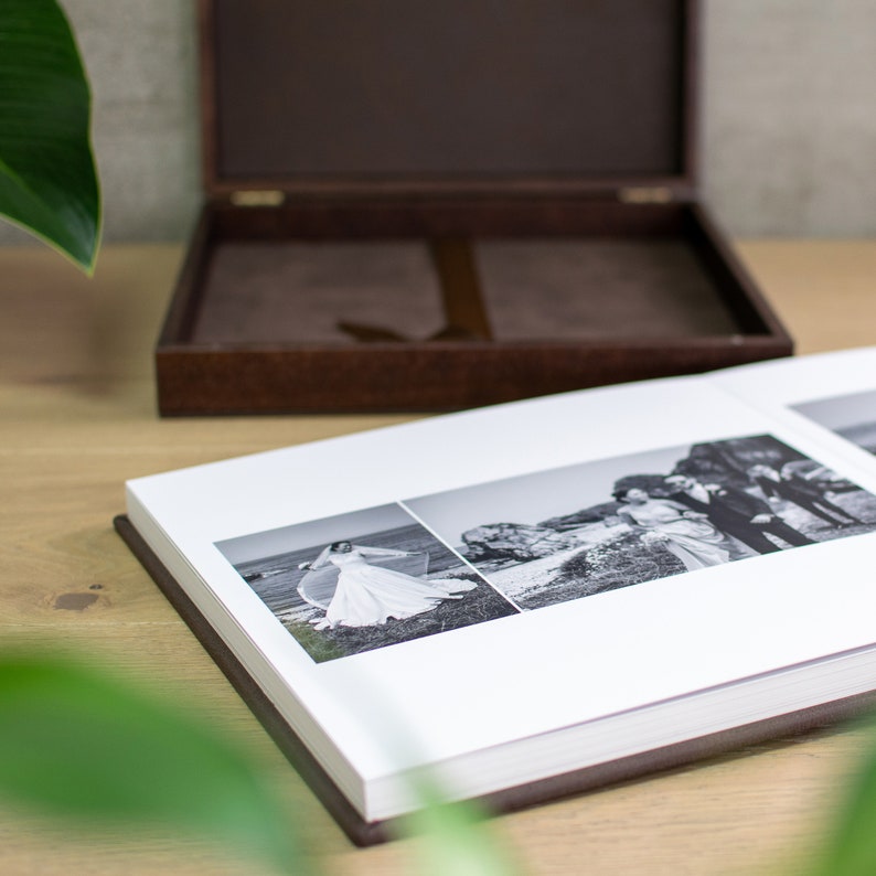 Elegant Photobook B + Box — perfect for luxury wedding memories.