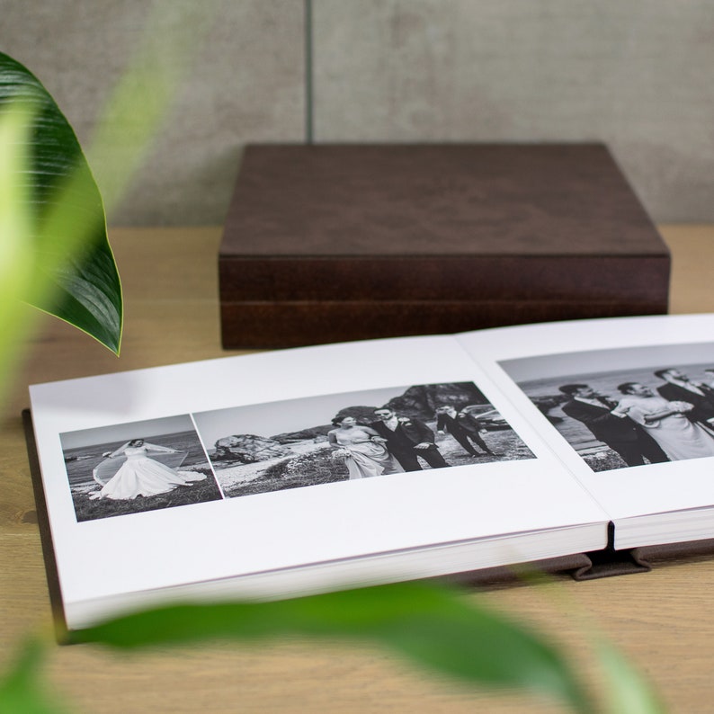 Elegant Photobook B + Box — perfect for luxury wedding memories.