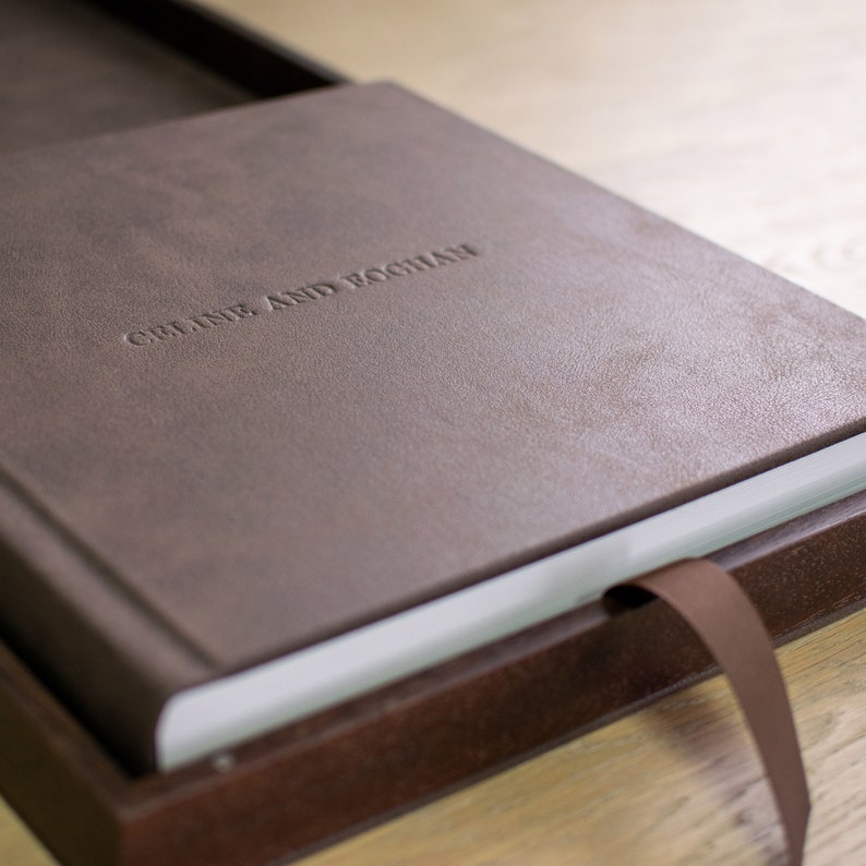 Elegant Photobook B + Box — perfect for luxury wedding memories.
