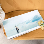 Luxury Wedding Layflat Photo Album, Bespoke Flush Mount Album, Photos Printed Directly on Ultra Thick Album Pages, Custom Designing Included