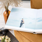 Luxury Wedding Layflat Photo Album, Bespoke Flush Mount Album, Photos Printed Directly on Ultra Thick Album Pages, Custom Designing Included