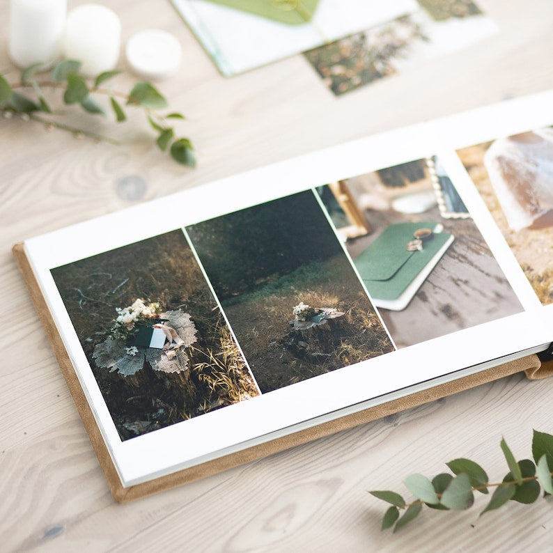 Wedding LayFlat Photo Album | Bespoke Flush Mount Photo Book | Unique Macau Soft Cover Design | Photos Printed Directly on Ultra Thick Pages