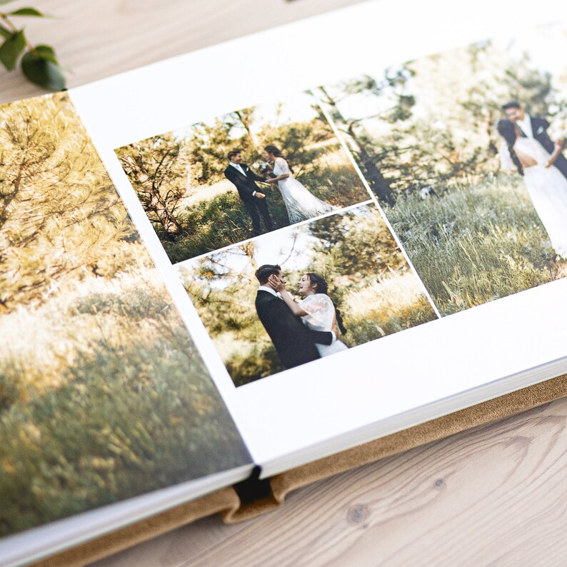 Wedding LayFlat Photo Album | Bespoke Flush Mount Photo Book | Unique Macau Soft Cover Design | Photos Printed Directly on Ultra Thick Pages