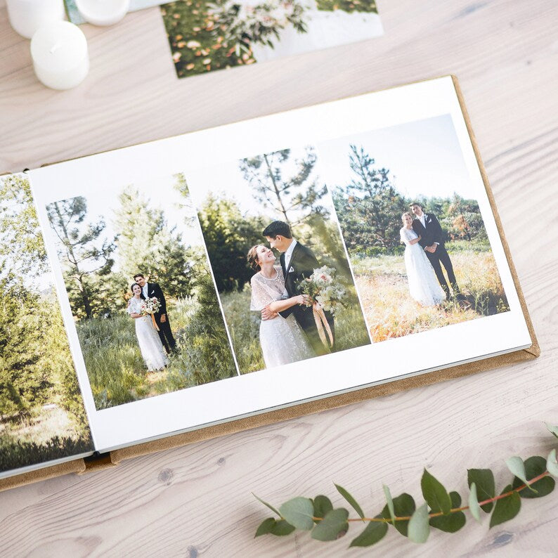 Wedding LayFlat Photo Album | Bespoke Flush Mount Photo Book | Unique Macau Soft Cover Design | Photos Printed Directly on Ultra Thick Pages
