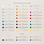 Linen Lay Flat Wedding Photo Album | Personalized Flush Mount Photo Book | Photos Printed on Thick Album Pages